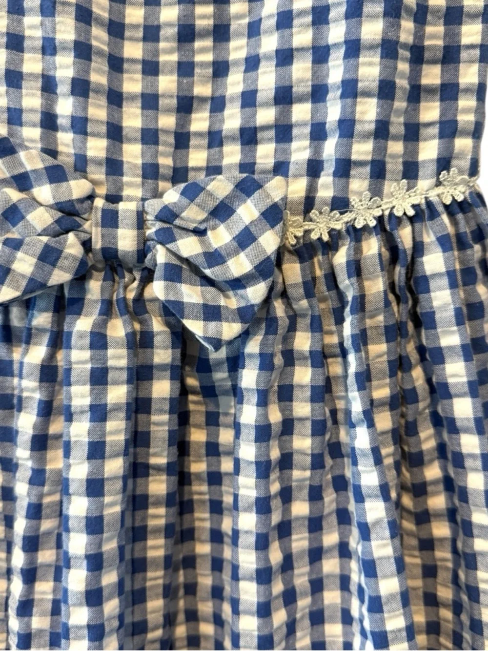 Bonnie Jean Checkered Dress Girls Size 8 - Picture 3 of 6